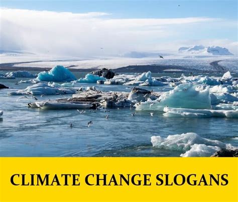 75 Climate Change Slogans .